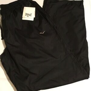 Everlast Black Athletic Windbreaker Pants